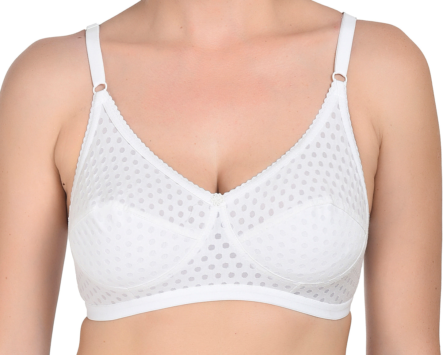 Chahat Fiza Womens Cotton Rich Wire-Free Bra (Pack of 3) Non-Padded, Printed, Soft Hosiery, All-Day Comfort