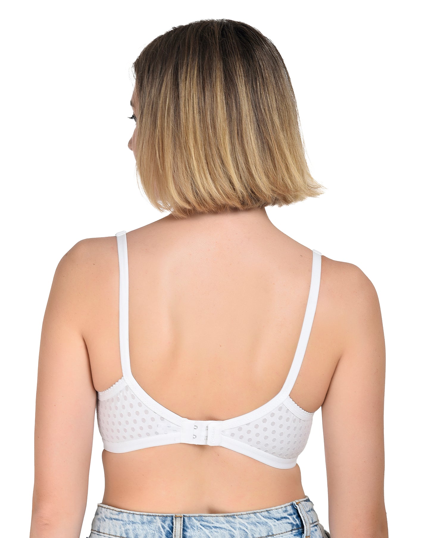 Chahat Fiza Womens Cotton Rich Wire-Free Bra (Pack of 3) Non-Padded, Printed, Soft Hosiery, All-Day Comfort