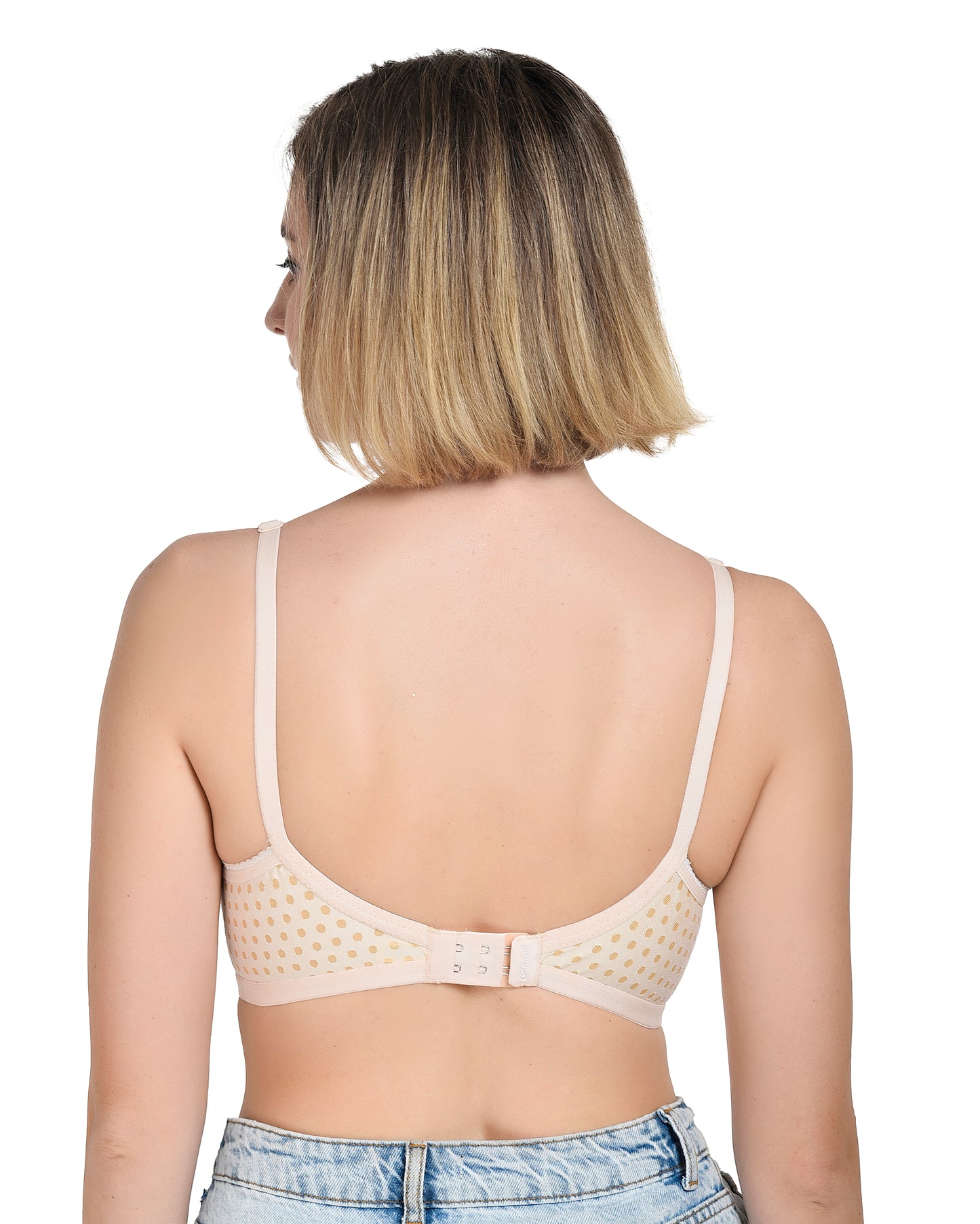 Chahat Fiza Womens Cotton Rich Wire-Free Bra (Pack of 3) Non-Padded, Printed, Soft Hosiery, All-Day Comfort