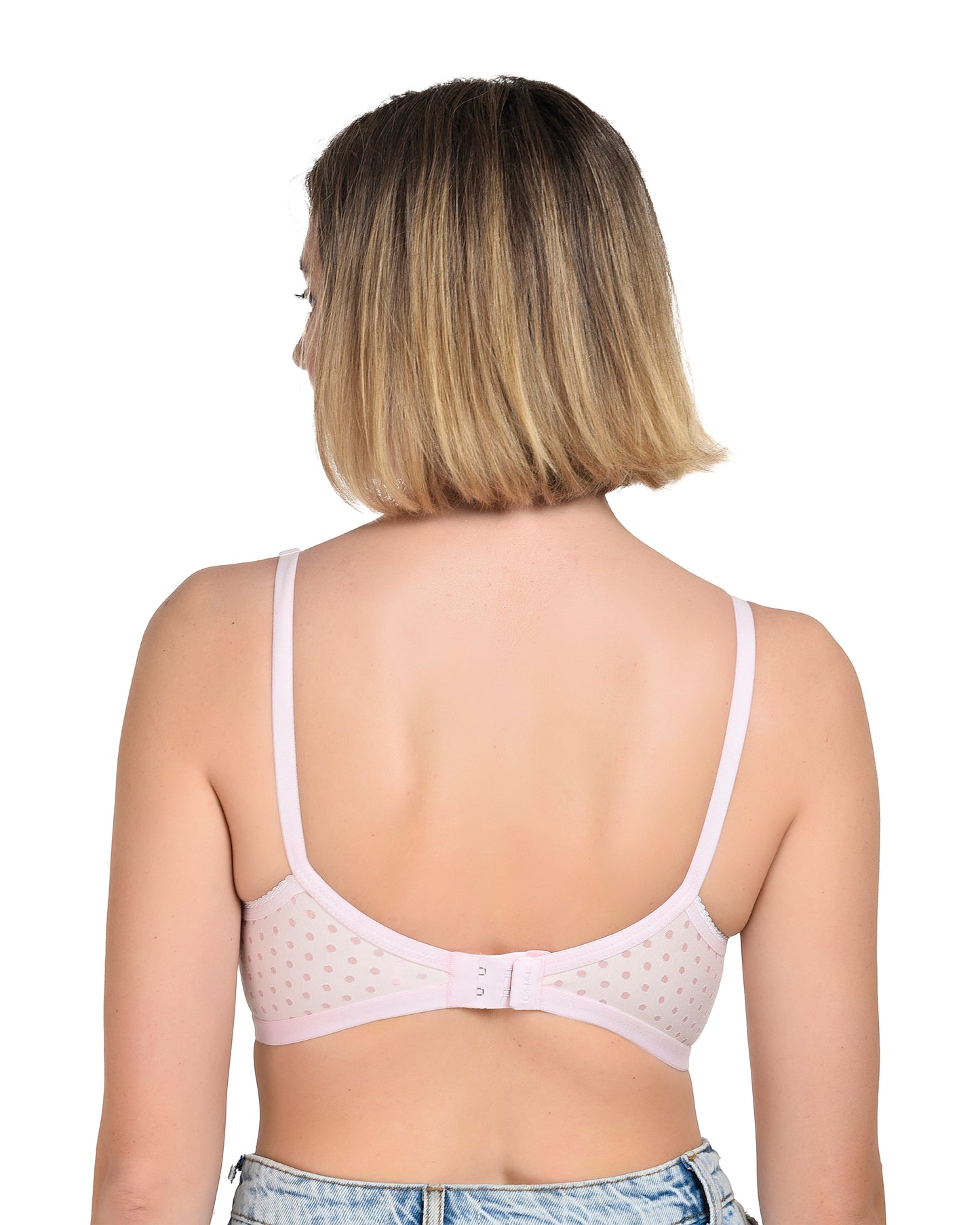 Chahat Fiza Womens Cotton Rich Wire-Free Bra (Pack of 3) Non-Padded, Printed, Soft Hosiery, All-Day Comfort