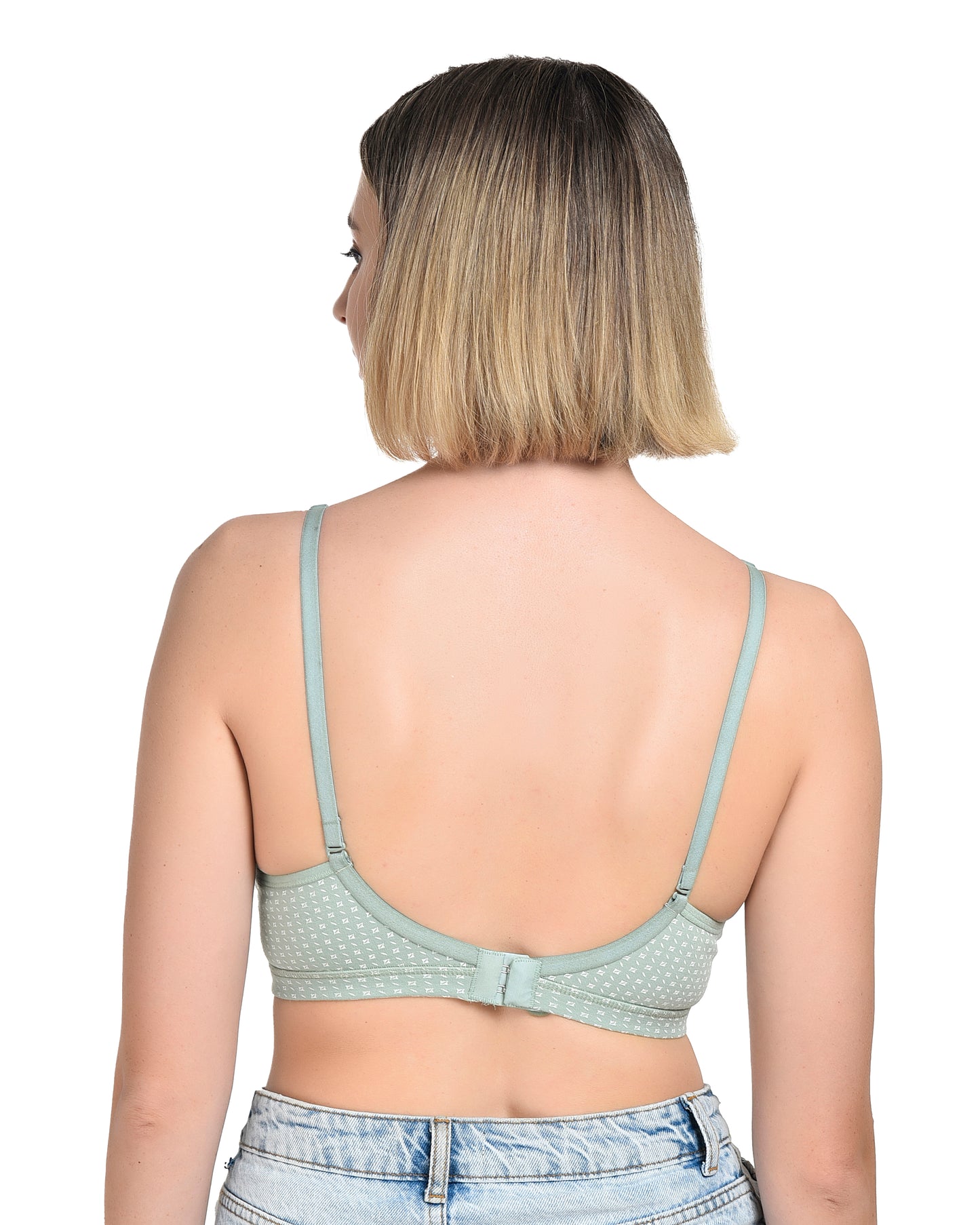 Chahat Maria Womens Cotton T-Shirt Bra  Pack of 3 Non-Padded, Wire-Free, Seamless, Soft & Breathable Printed Bras for Everyday Comfort