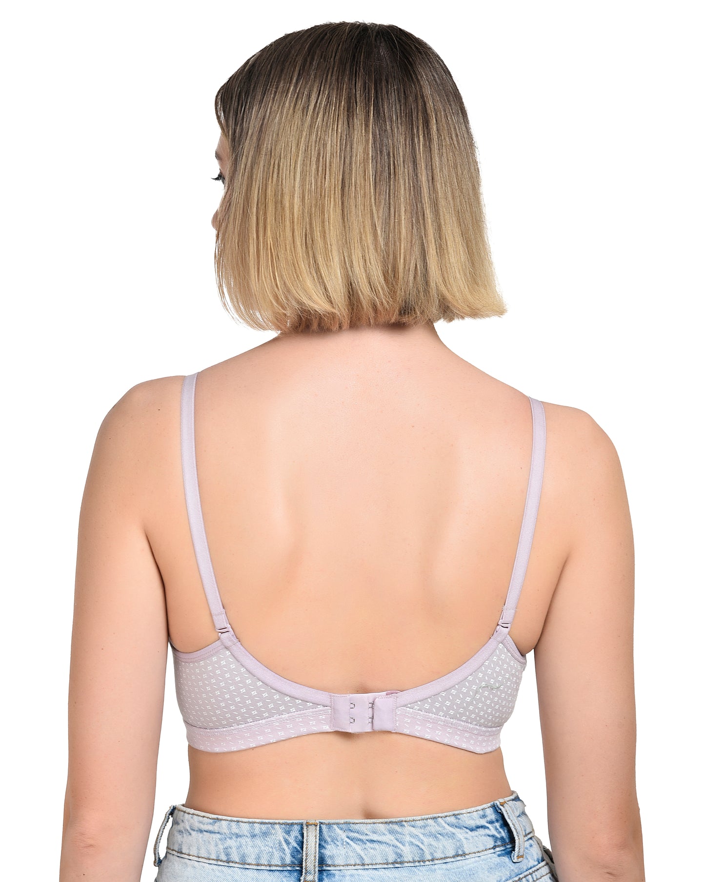 Chahat Maria Womens Cotton T-Shirt Bra  Pack of 3 Non-Padded, Wire-Free, Seamless, Soft & Breathable Printed Bras for Everyday Comfort