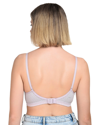 Chahat Maria Womens Cotton T-Shirt Bra  Pack of 3 Non-Padded, Wire-Free, Seamless, Soft & Breathable Printed Bras for Everyday Comfort