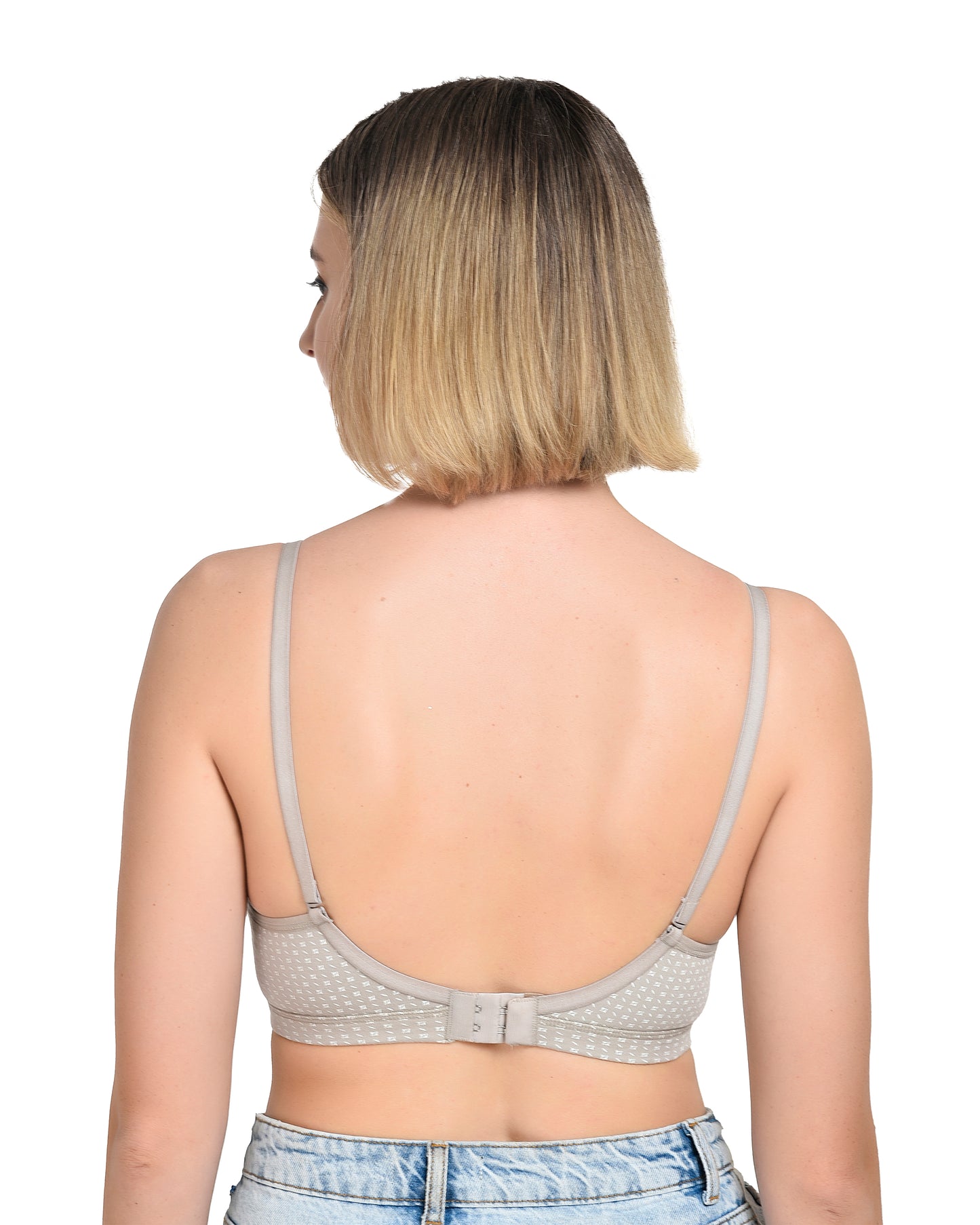 Chahat Maria Womens Cotton T-Shirt Bra  Pack of 3 Non-Padded, Wire-Free, Seamless, Soft & Breathable Printed Bras for Everyday Comfort