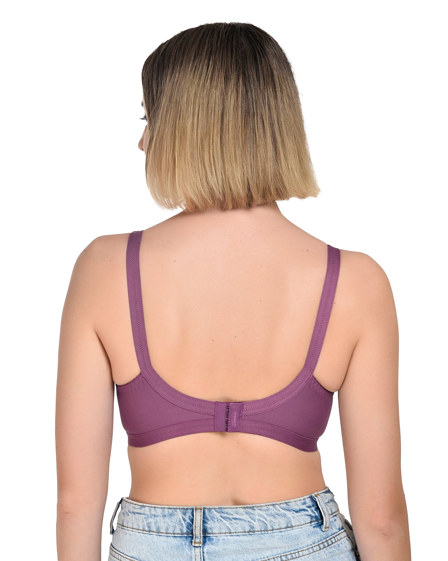 Chahat Comfort Pack of 2 Cotton Non-Padded Wire-Free Bras for Women Cut & Sew,Soft, Breathable, Everyday Fit
