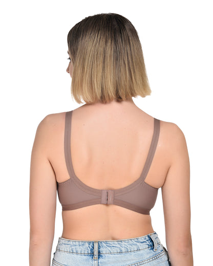 Chahat Comfort Pack of 2 Cotton Non-Padded Wire-Free Bras for Women Cut & Sew,Soft, Breathable, Everyday Fit