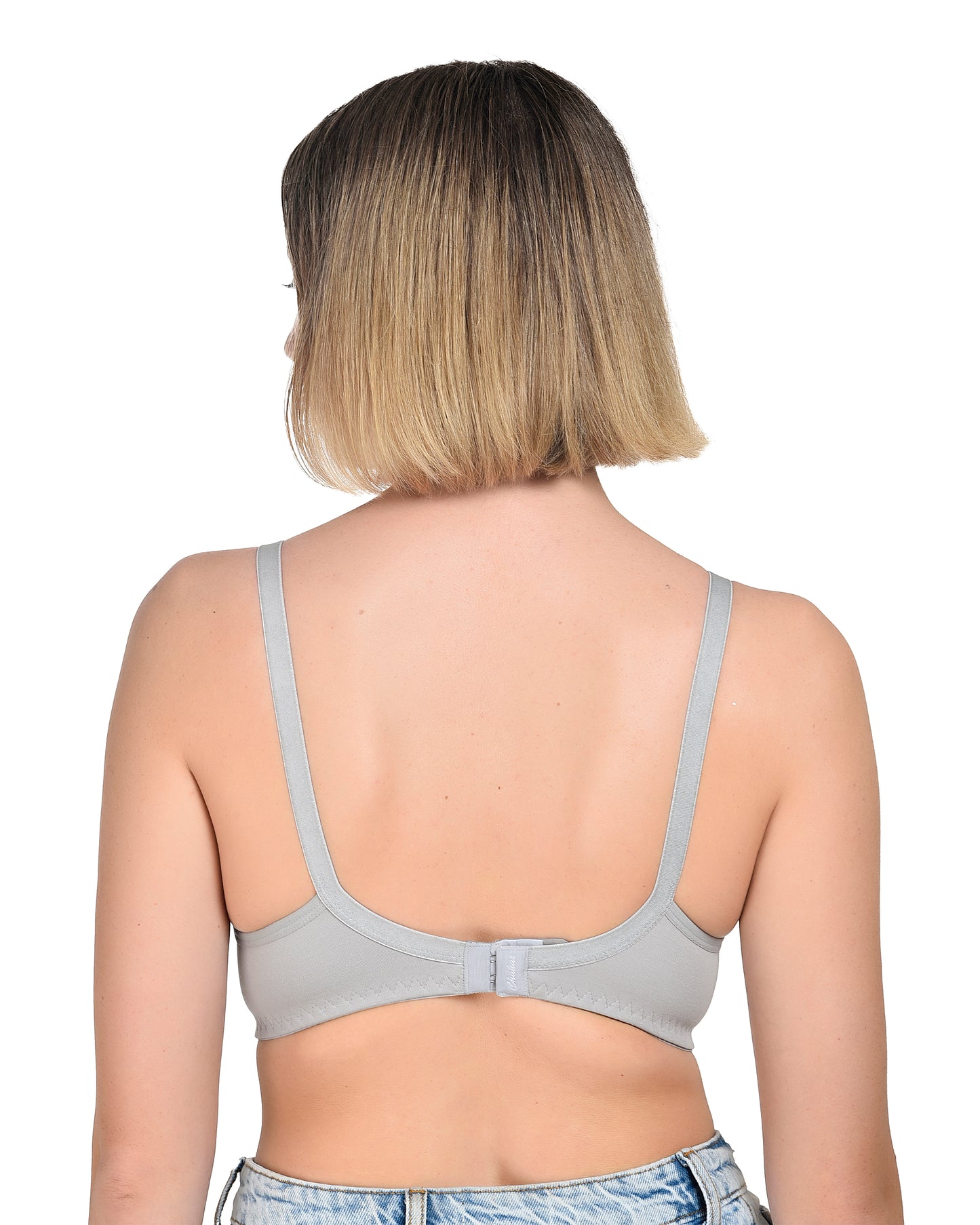 Chahat Karishma Pack of 2 Non-Padded Wire-Free Cotton Rich Designer Seamless T-Shirt Bra for Women, Soft Hosiery Fabric for Comfortable